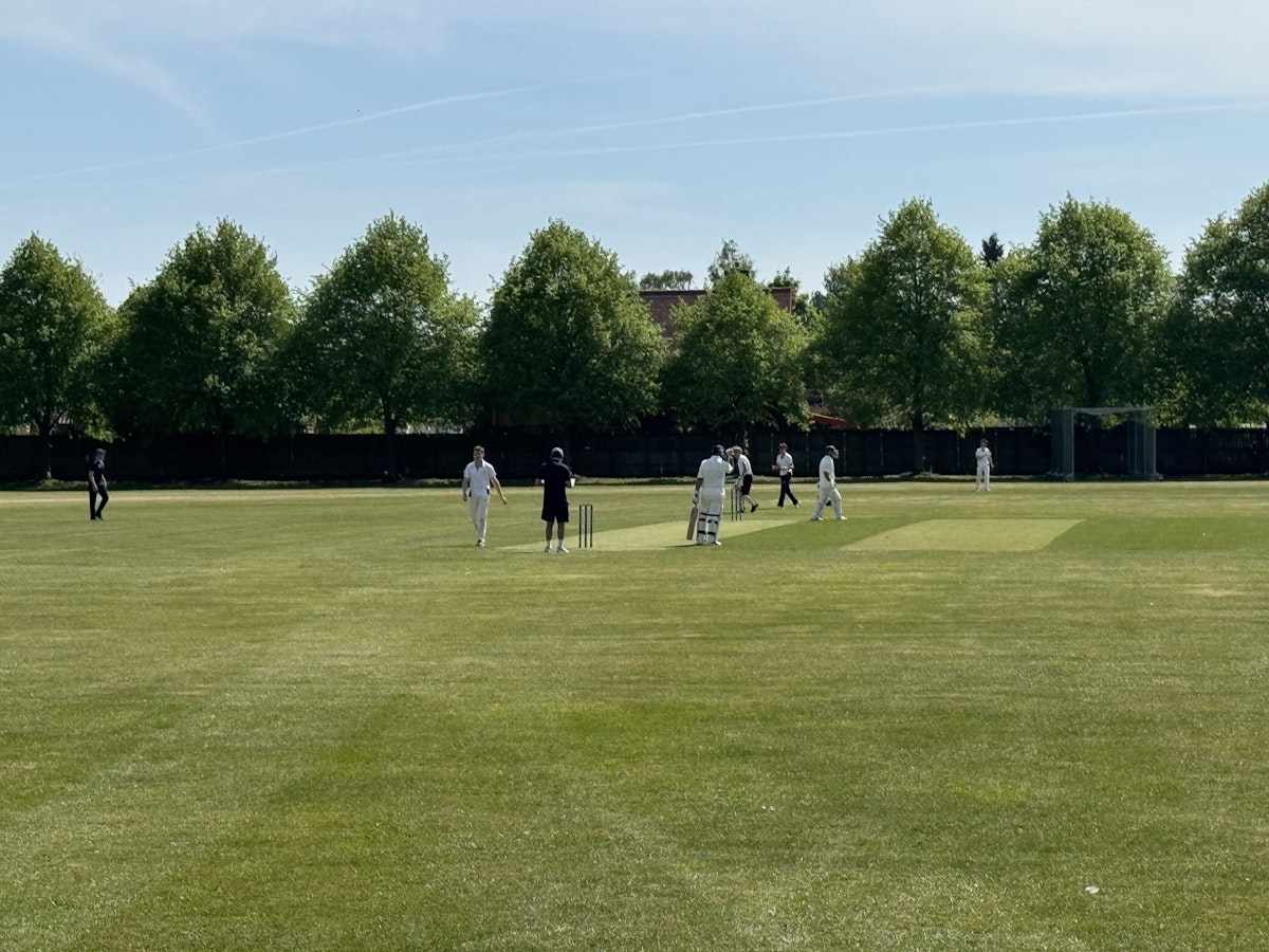 Blue Tigers against a team fielded by Ipswich School